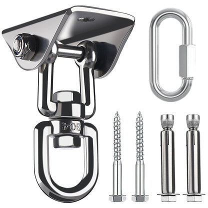 Deckenhaken Halterung Set 360° Drehbar Deckenhalterung Hängesessel 450kg Schwerlast