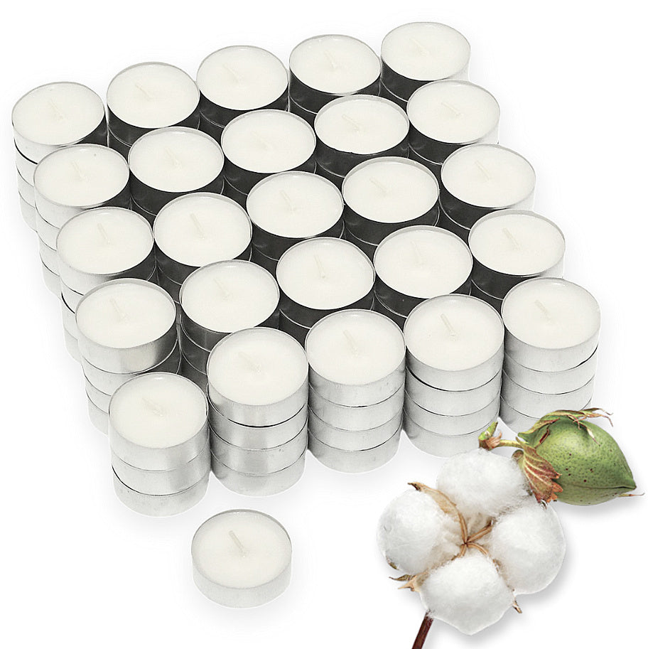 180 Stk Duft Teelichter 4 Stunden Duftkerzen Teelicht (10x18er) - Fresh Cotton