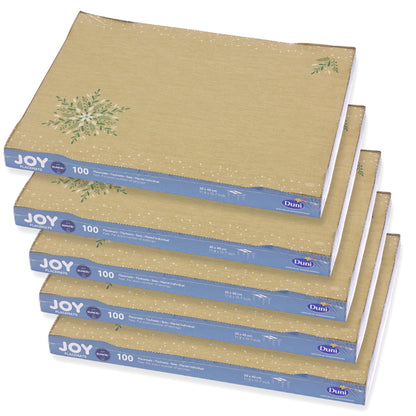 500 Stk Dunicel Tischsets 40x30cm Platzset Weihnachten Natural-Charm braun (5x100)