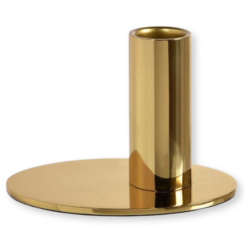 6er Set Duni Tide Kerzenhalter für Stabkerzen Kerzenständer Rustic Metall - gold