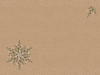 500 Stk Dunicel Tischsets 40x30cm Platzset Weihnachten Natural-Charm braun (5x100)