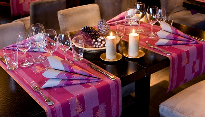 1.000 Stk Duni Papier Servietten 40x40cm 3-lag. Buon Natale Aubergine (4x250er)