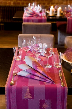 1.000 Stk Duni Papier Servietten 40x40cm 3-lag. Buon Natale Aubergine (4x250er)