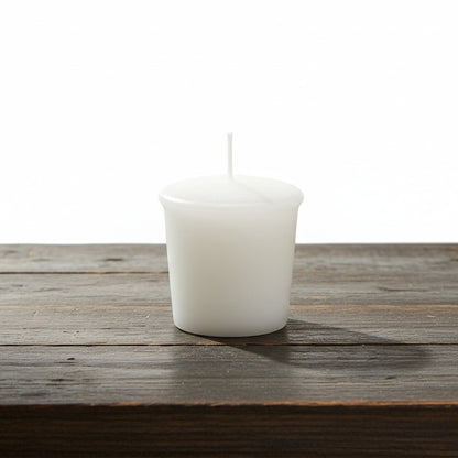 60 Stk Wenzel Votivkerzen 45x40mm Rohlinge kleine Kerzen ohne Duft - weiß