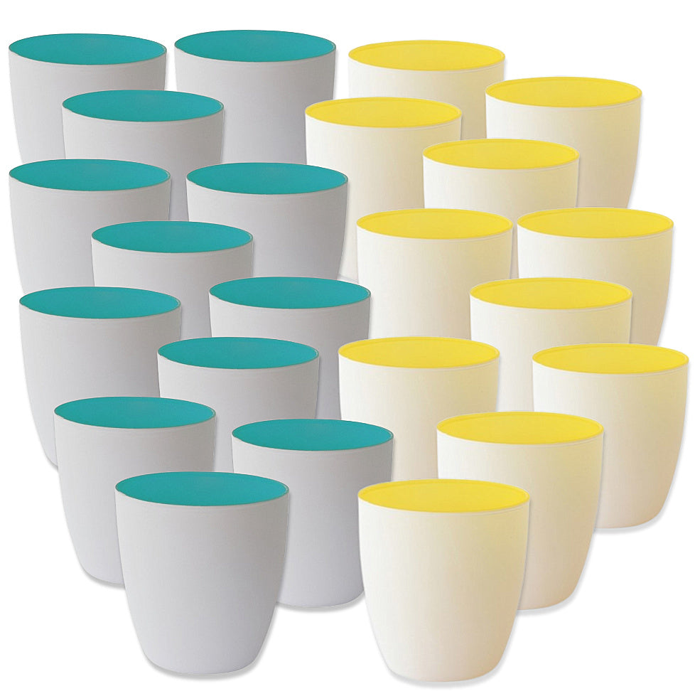 20 Stk Kerzenhalter Teelichthalter 85x90mm Kerzenglas B-Ware