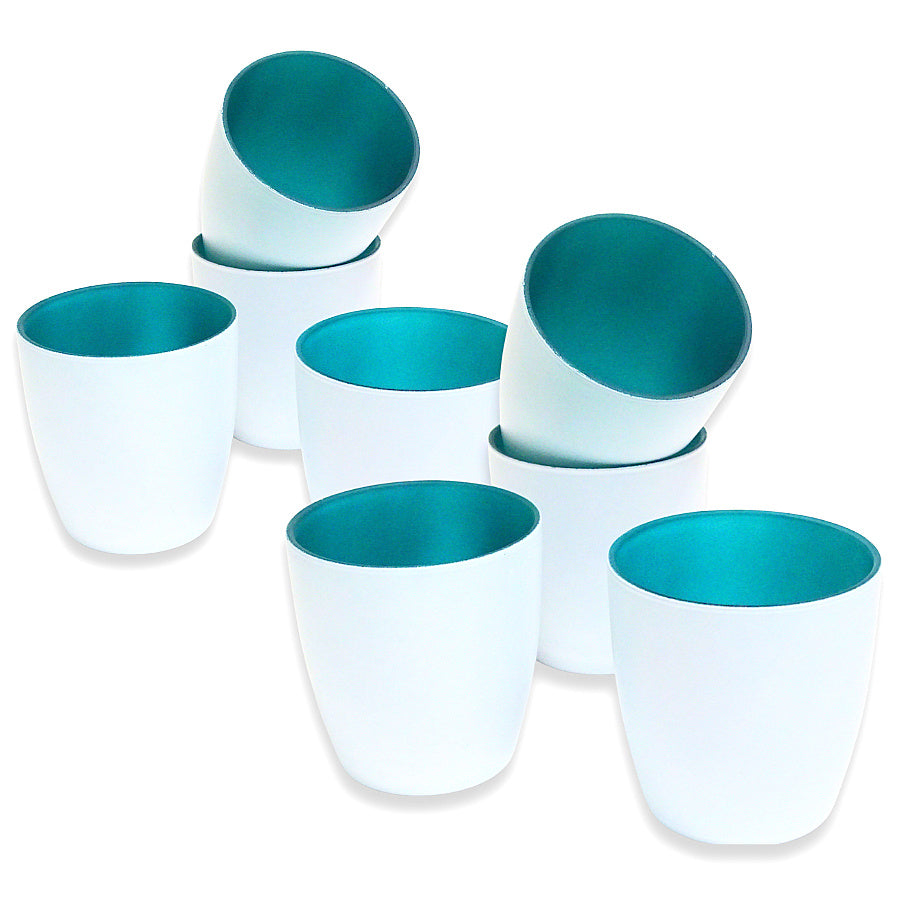 20 Stk Kerzenhalter Teelichthalter 85x90mm Kerzenglas B-Ware