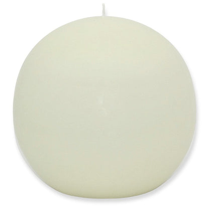 4 Stück XXL Kugelkerzen Ø 145 mm Ballkerzen Dekokerzen glatt B-Ware