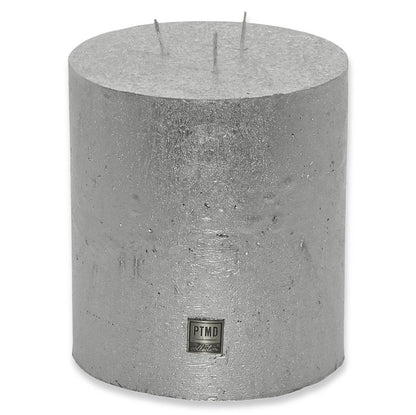 PTMD 3-Docht Kerze 180x160mm Rustic Stumpenkerze XXL Mehrdochtkerze