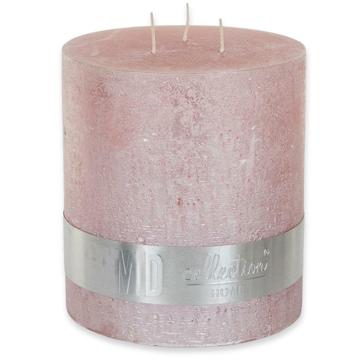 PTMD 3-Docht Kerze 180x160mm Rustic Stumpenkerze XXL Mehrdochtkerze