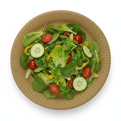 1.000 Stk Pappteller rund Ø23cm Einwegteller Imbissteller Menüteller (10x100er) Braun