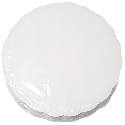 500 Plattenpapiere Ø 30cm Servierunterlage Tortenpapier rund - Weiß