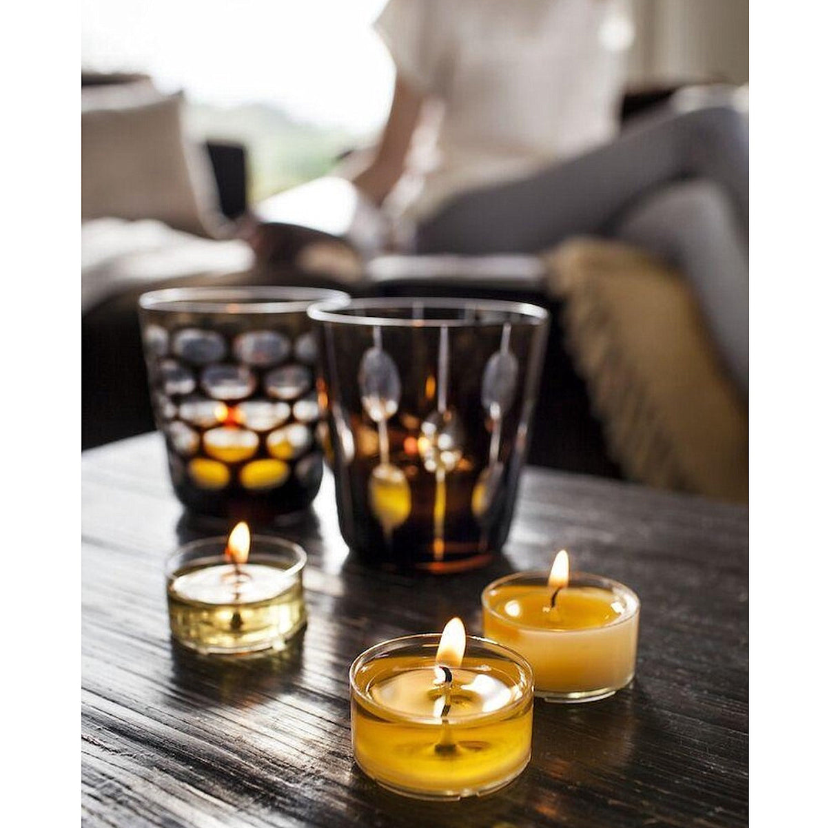 SPAAS Clearlights Duftteelichter 4,5h Teelichter Acryl Cup Duftkerzen – WiTaP™
