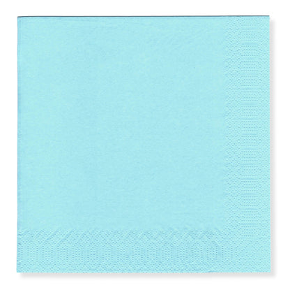 480 Stk Servietten 40x40cm 3-lagig Papier 1/4 Falz Zelltuch - Türkis (24x20er)