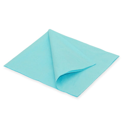 480 Stk Servietten 40x40cm 3-lagig Papier 1/4 Falz Zelltuch - Türkis (24x20er)