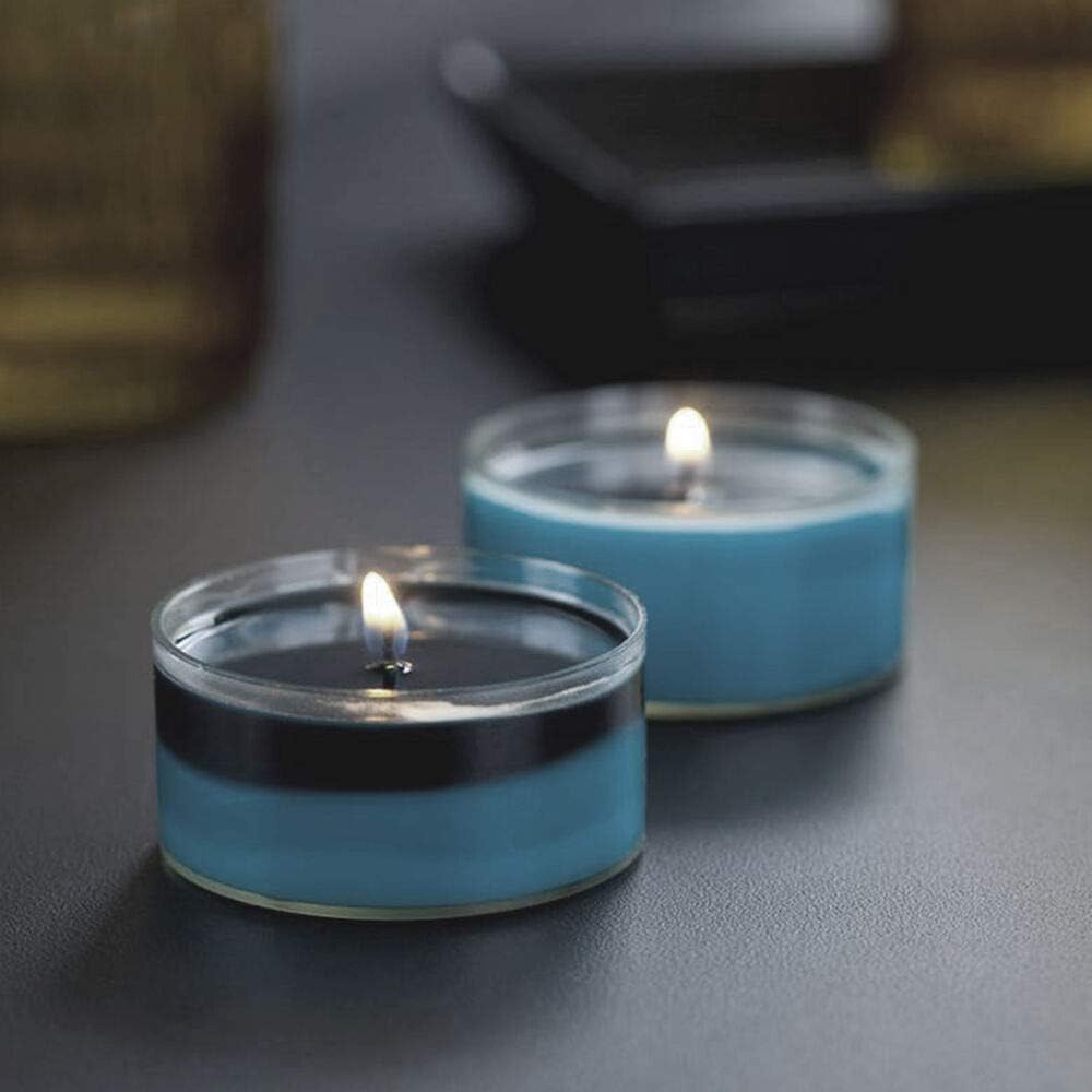 SPAAS Maxi-Teelichter 10h Clearlights Duftteelichter Acryl Cup Duftkerzen