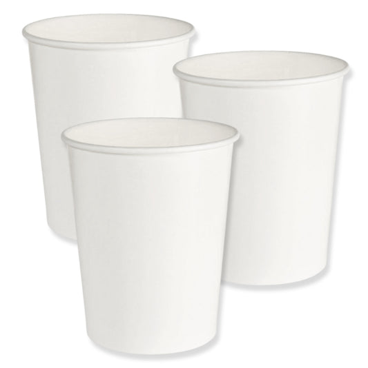 500 Stk Suppenbecher 950ml Pappe Soup to go rund ohne Deckel  - weiß (10x50er)
