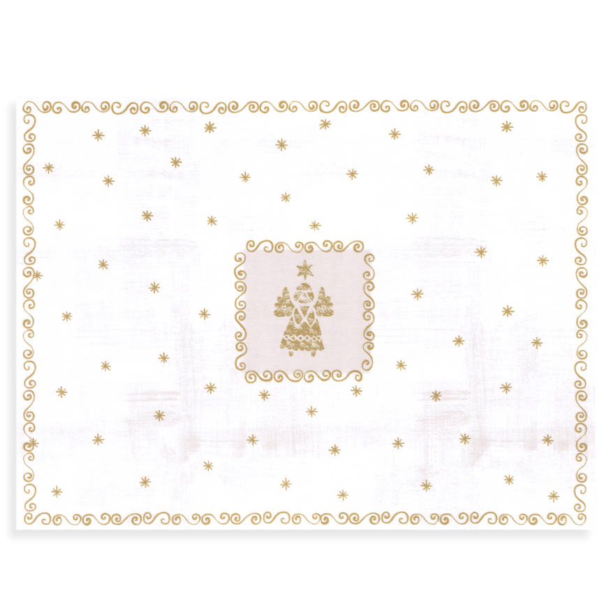 420 Tischset 40x30cm stoffähnliche Papier Platzset Weihnachten (35x12er)