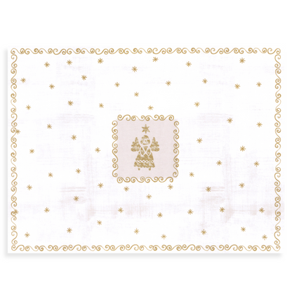 420 Tischset 40x30cm stoffähnliche Papier Platzset Weihnachten (35x12er)