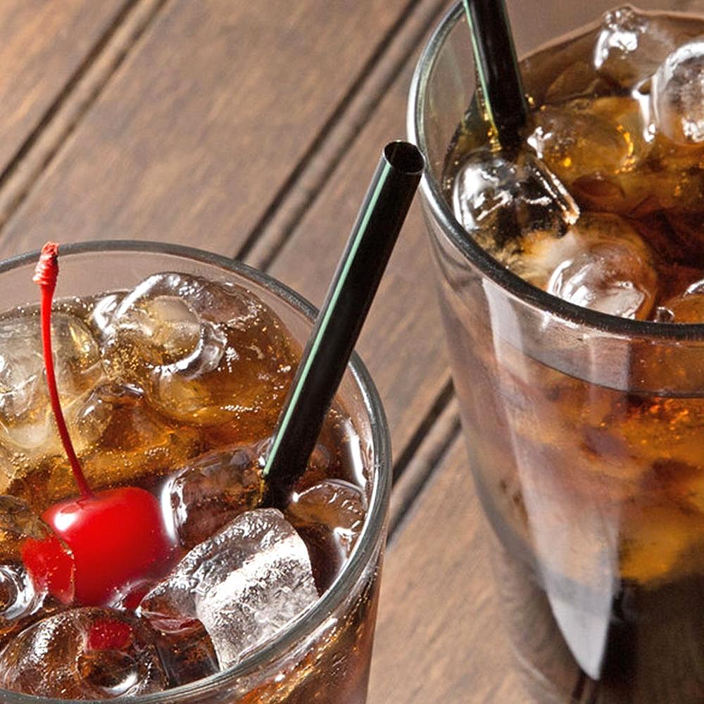 1.000 Stück Cocktail Mehrweg Trinkhalme Plastik 150x8mm Strohhalme + Bürste wiederverwendbar (4x250er)