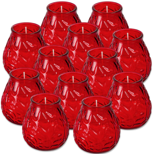 12 Twilight 110x95mm Outdoor Flairlight Lowboy Windlicht Kerzen Kerzengläser (12 Stück)