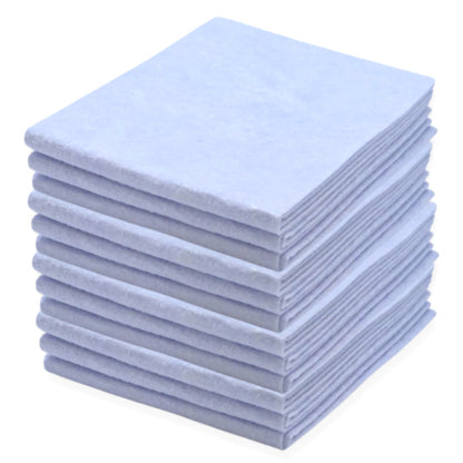 30 Stück Vlies Bodentücher 56x50cm Fußbodentuch Wischtücher - Hellblau