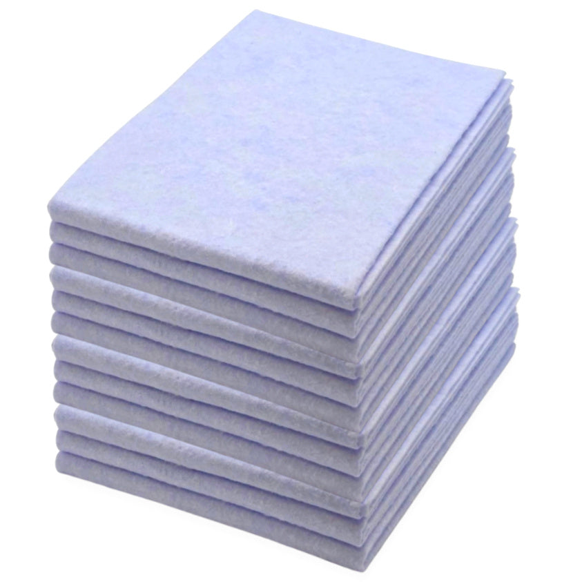 30 Stück Vlies Bodentücher 56x50cm Fußbodentuch Wischtücher - Hellblau