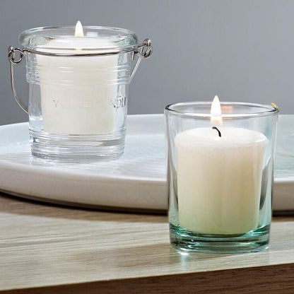 60 Stk Wenzel Votivkerzen 45x40mm Rohlinge kleine Kerzen ohne Duft - weiß