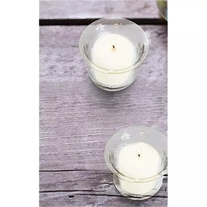 60 Stk Wenzel Votivkerzen 45x40mm Rohlinge kleine Kerzen ohne Duft - weiß