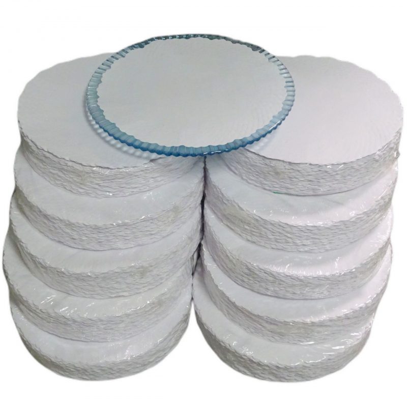 5.000 Stk Plattenpapiere weiß Ø 18cm Tortenpapiere Untersetzer (10x500er) - weiß