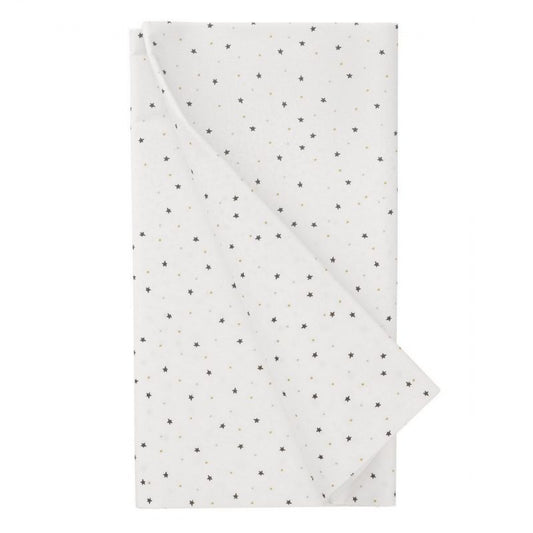 5 Vlies Tischdecken 220x138cm stoffähnlich Tischtuch - Sterne Weihnachten (5er Pack)