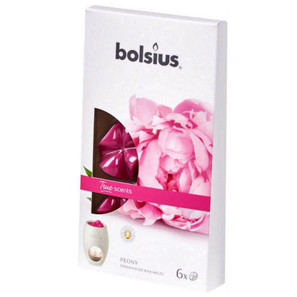 6er Pack Bolsius Aromatic True Scents Wax Melts Duft Schmelzblüten
