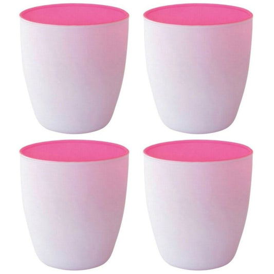 20 Kerzenhalter Teelichthalter 85x90mm Kerzenglas B-Ware - Pink