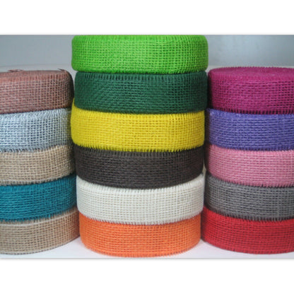 40 Meter Juteband 5cm breit Dekoband Rolle