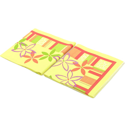 20 Stk Premium Mitteldecken 84x84cm Tischdecken stoffähnlich Tischtuch - Blumen bunt (10x2er)