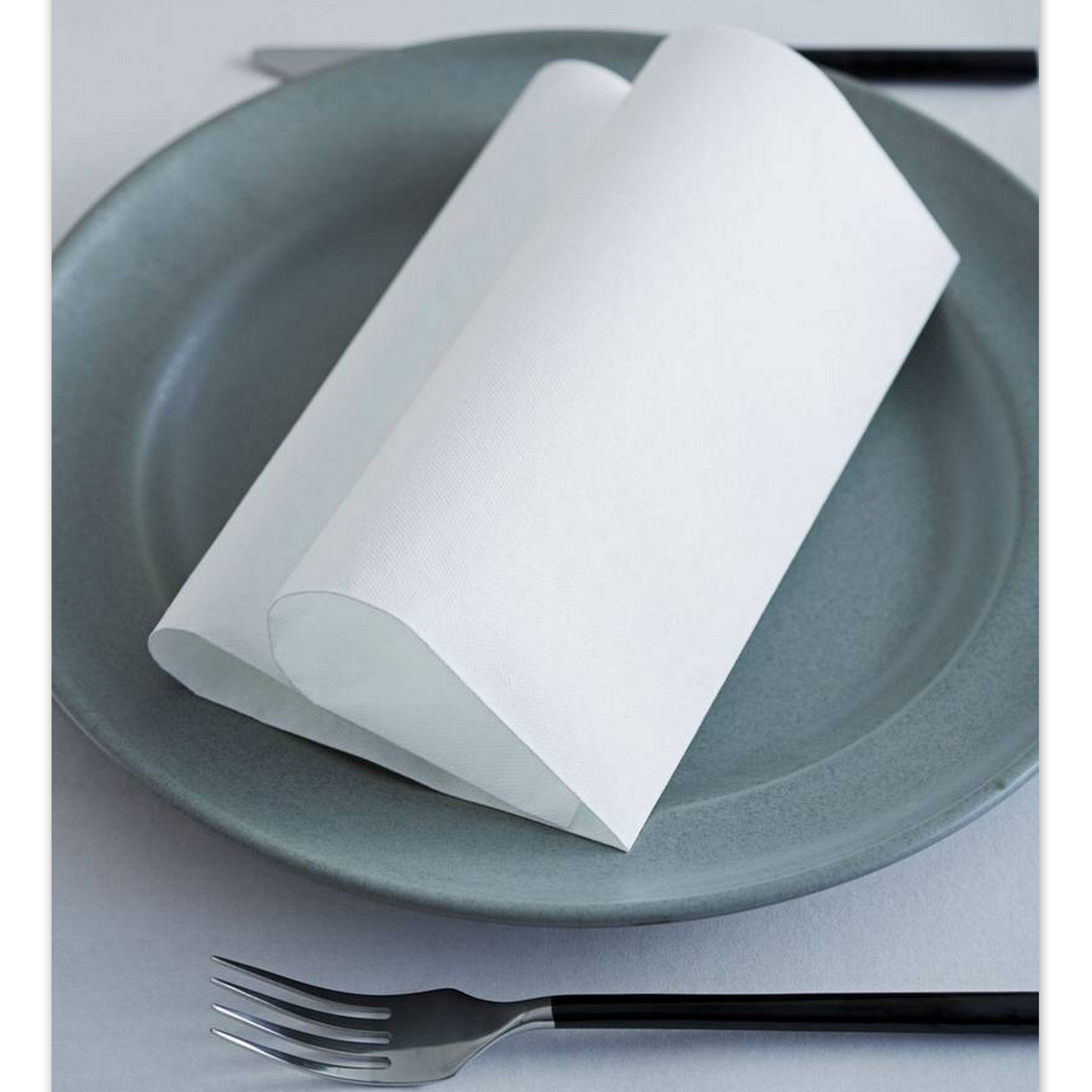 Bio Dunisoft Servietten 40x40cm Stoffoptik B-Ware - Cremeweiß