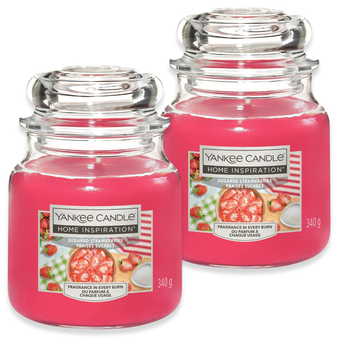 2er Set Yankee Candle Home Inspiration Duftkerzen im Glas – Medium 340g Bonbonglas