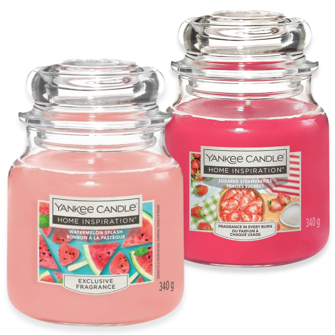 2er Set Yankee Candle Home Inspiration Duftkerzen im Glas – Medium 340g Bonbonglas