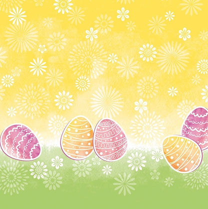 10 Stk Premium Mitteldecken 84x84cm Tischdecken stoffähnlich Tischtuch - Ostern bunt (5x2er)