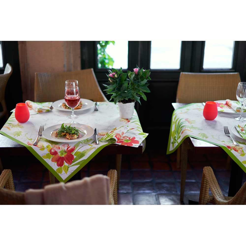 20 Stk Premium Mitteldecken 84x84cm Tischdecken stoffähnlich Überraschungspaket - Mix sortiert